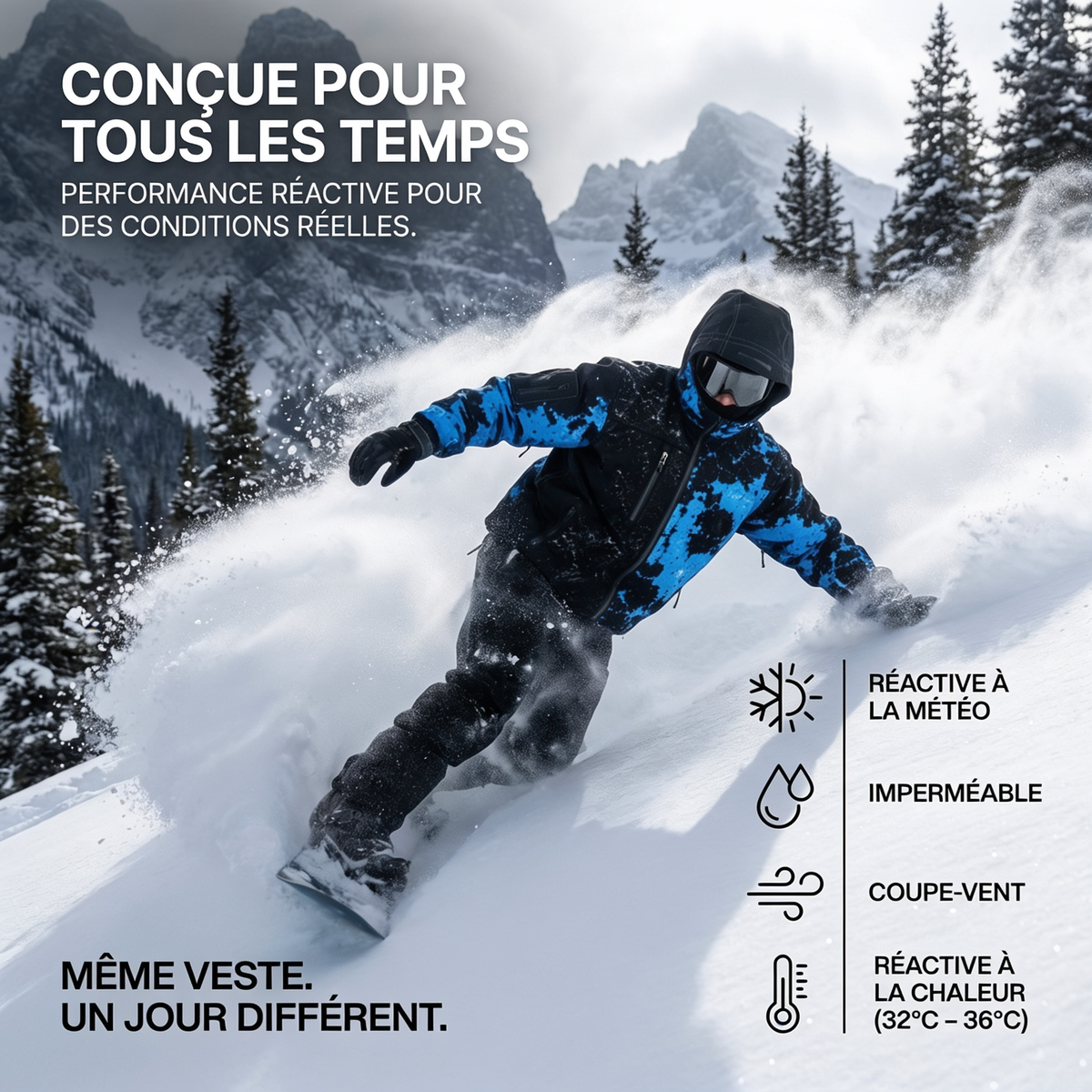 Veste Réactive SNOWBLOOM